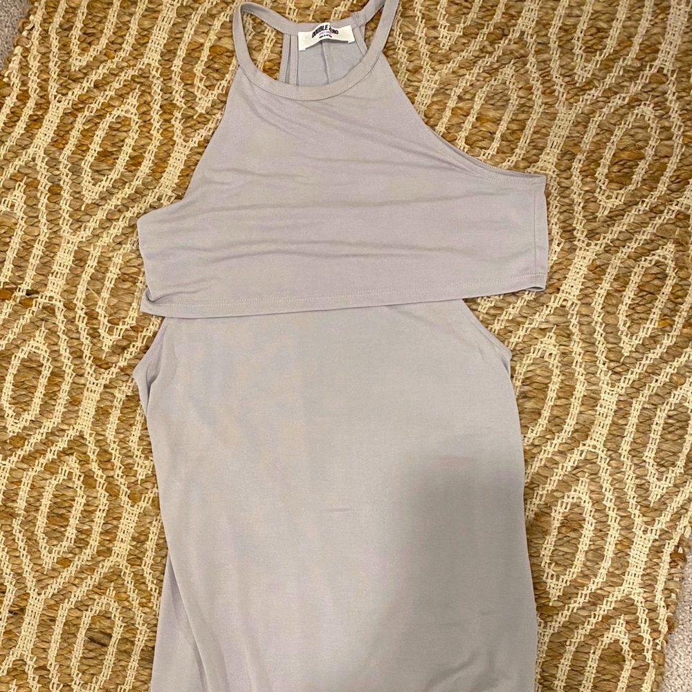 Double zero midi dress high neck